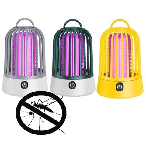 Lampe anti-moustiques électronique LED conviviale, alimentée par USB, pour la maison et l'extérieur.