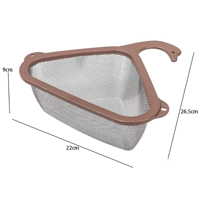 Panier d'angle pour évier de cuisine