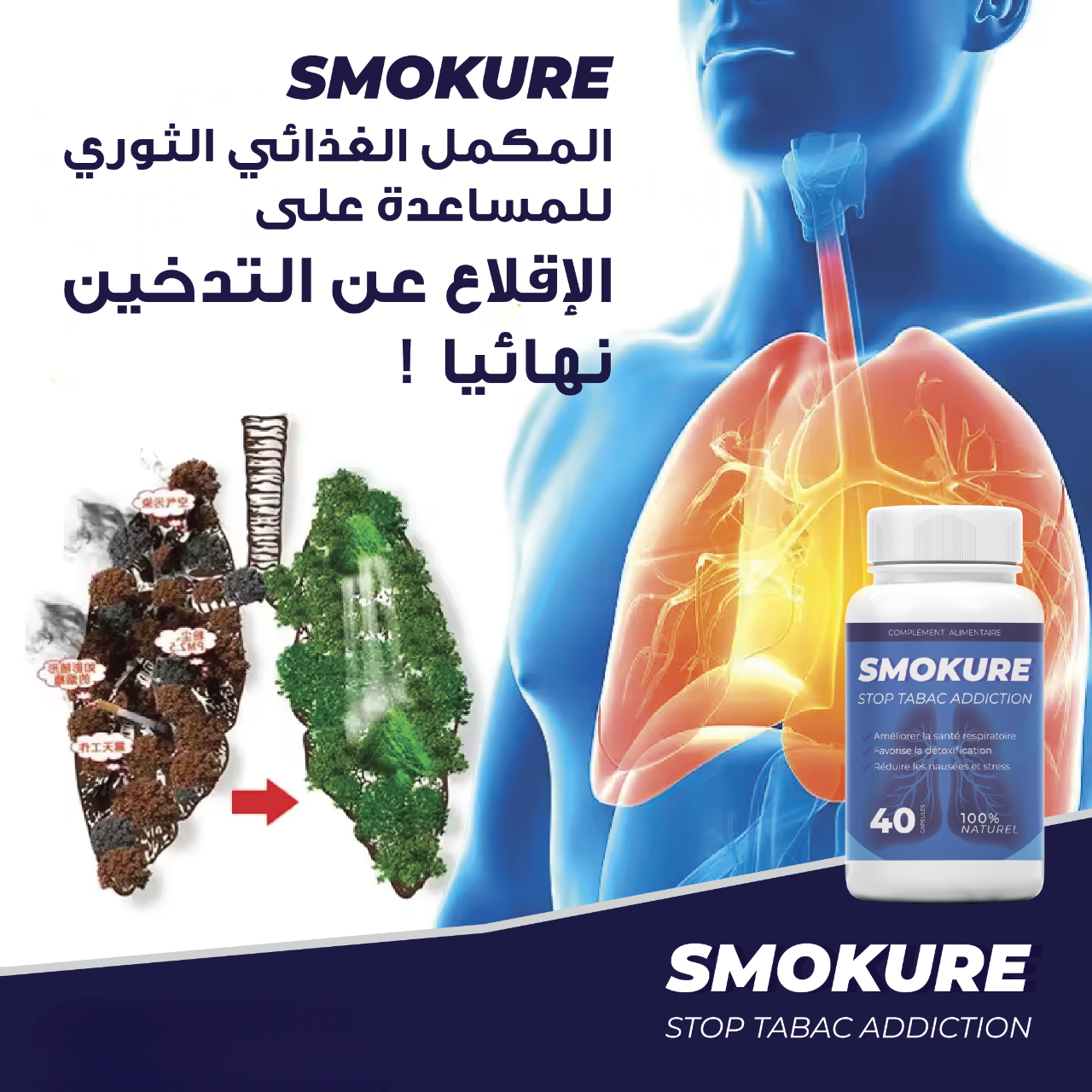 Promo- SMOKURE Stop Tabac Addiction