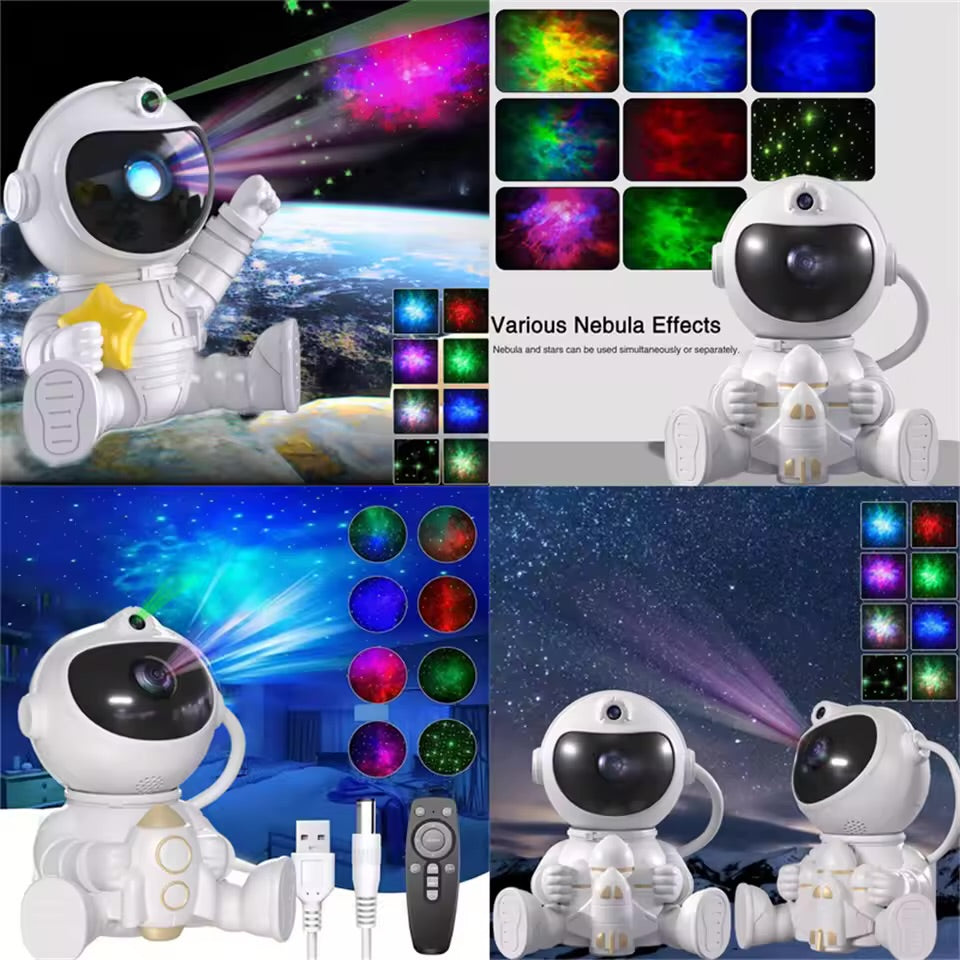 Projecteur Spaceman – Lampe Nébulosité & Étoiles avec Télécommande
