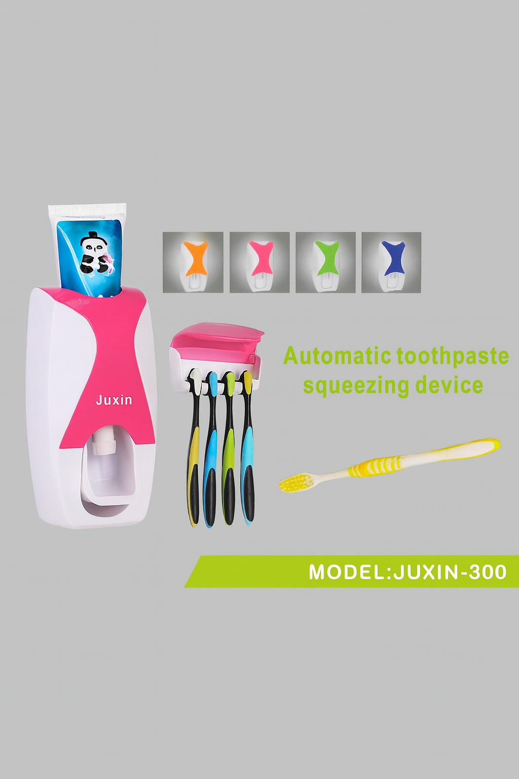 Distributeur Automatique de Dentifrice + Porte-Brosses