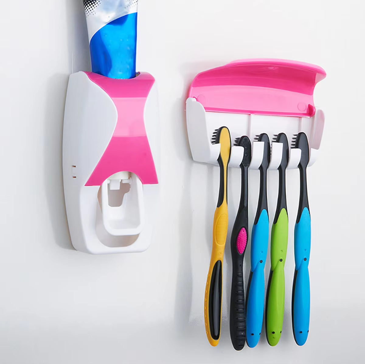 Distributeur Automatique de Dentifrice + Porte-Brosses